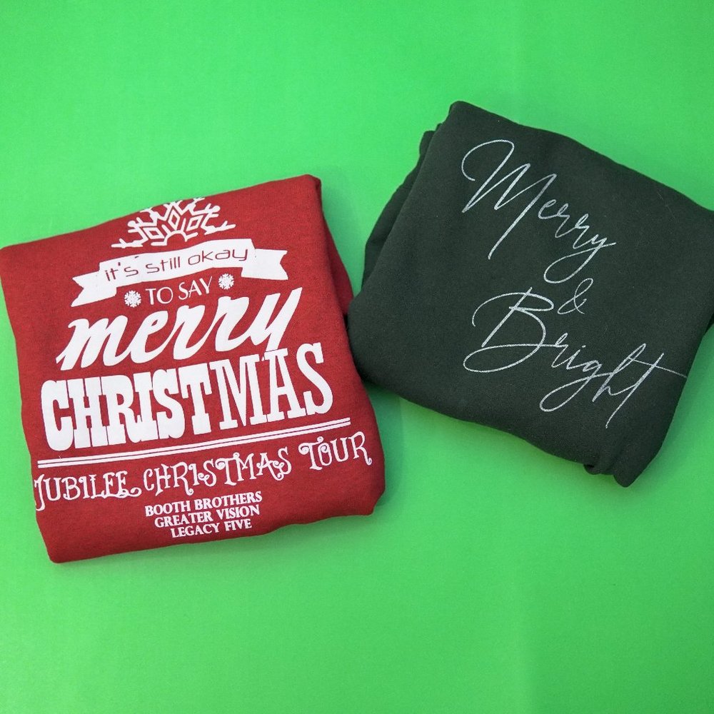 Christmas sweatshirt bundle